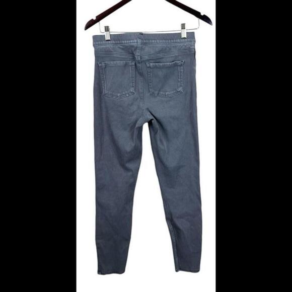 Spanx Jeans Womens Medium Gray Ankle Skinny High Rise Straight Leg Pull On - Picture 2 of 3